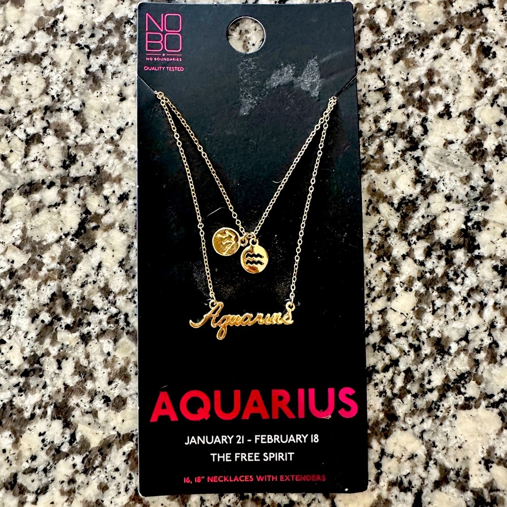 Aquarius double necklace ♒️